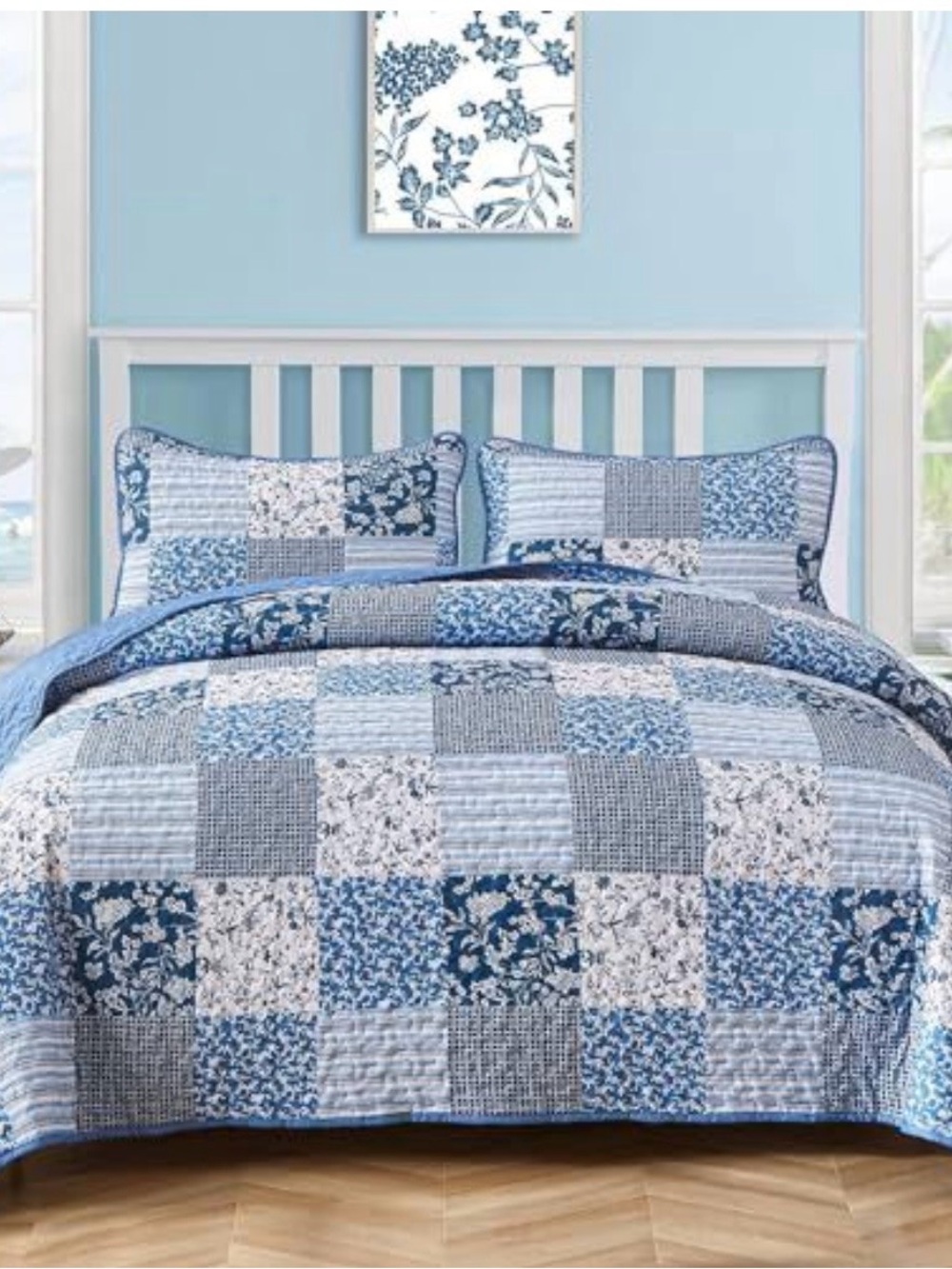 California King Quilt set Patchwork